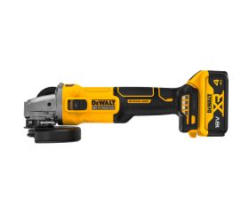 DCG407M2T-QW - Mini-Amoladora sin escobillas XR 18V 125mm con 2 baterías Li-Ion 4Ah con maletín TSTAK
