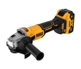 DCG407M2T-QW - Mini-Amoladora sin escobillas XR 18V 125mm con 2 baterías Li-Ion 4Ah con maletín TSTAK