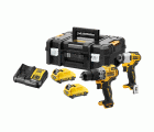 DCK2111L2T-QW - KIT 12V Li-Ion 3Ah sin escobillas = Taladro Percutor + Atornillador Impacto