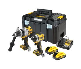 DCK2200H2T-QW - KIT XR = DCD1007 Taladro Percutor XRP + DCF860 Atornillador Impacto + 2 baterías POWERSTACK Li-Ion 5Ah + maletín TSTAK