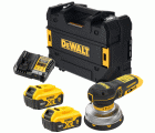 DCW211P2-QW - Lijadora Rotorbital sin escobillas Ø125mm XR 18V Li-Ion 5Ah con maletín TSTAK II