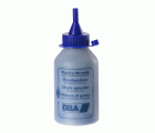 Polvo de talco azul