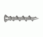 DFM424015P - 100x Anclaje de cabeza avellanada para fijación en pared CSK ( Plateado )