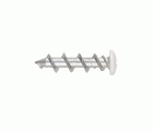 DFM425050P - 10x Anclaje de cabeza redonda para fijación en pared PAN ( Blanco )