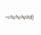 DFM425055P - 10x Anclaje de cabeza redonda para fijación en pared PAN (Plateado )