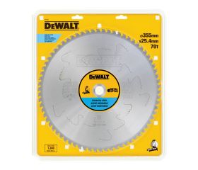 DT1921-QZ - Hojas para Sierra Estacionarias 355 x25.4 x 70D para Acero inoxidable