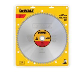 DT1927-QZ - Hojas para Sierra Estacionarias 355 x25.4 x90D para Acero