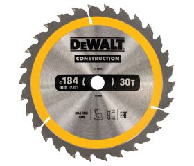 DT1940-QZ - Hoja para construcción 184x16mm 30T (AC)