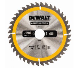 DT1945-QZ - Hoja para construcción 190x30mm 40T (AC)