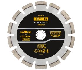 DT20466-QZ - Discos de diamante ELITE 230mm - Asfalto