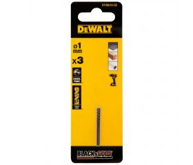 DT20510-QZ - 3 Brocas Black&Gold 1mm