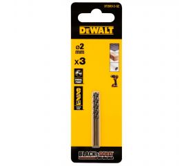 DT20512-QZ - 3 Brocas Black&Gold 2mm