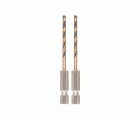 DT20602-QZ - 2 Brocas Black&Gold 3mm