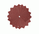 DT3033-QZ - 120G Hojas de 1/4 perforadas con  velcro - 8 hoyos circulares