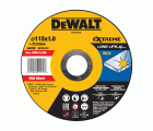 DT3442-QZ - Disco de corte plano EXTREME® Fast Cut para INOX con grano industrial de óxido de aluminio 115 x 1 x 22.23mm