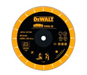 DT3752-QZ - Disco de diamante para cortar metales de 355mm de diametro y 25.4mm