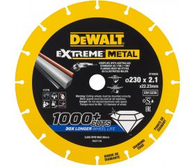 DT40255-QZ - Disco de corte con borde diamantado Extreme Metal 230x1.5x22.3mm