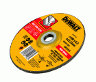 DT43918-QZ - Disco de desbaste concavo para metal con grano profesional de óxido de alumínio 180 x 6.3 x 22.23mm