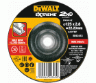 DT43941-QZ - Disco de corte concavo EXTREME® para metal con grano industrial de óxido de alumínio 125 x 2.8 x 22.23mm