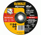 DT43942-QZ - Disco de corte concavo EXTREME® para metal con grano industrial de óxido de alumínio 180 x 2.8 x 22.23mm