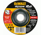 DT43946-QZ - Disco de desbaste concavo EXTREME® para metal con grano industrial de óxido de alumínio 115 x 6.3 x 22.23mm