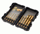 DT50050-QZ - Juego de 10 Brocas Impact Torsion TITANIUM
