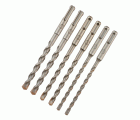 DT60302-QZ - Juego de 6 brocas SDS-Plus Ø 6 x2, 8 x2, 10 x2 (160mm)