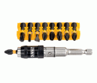 DT70518T-QZ - Juego de puntas de atornillado Impact Torsion con punta guía pivotante (10 piezas)