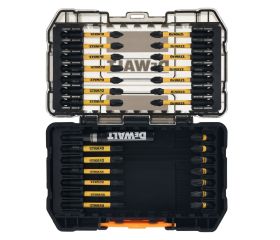 DT70902T-QZ - Juego 28 piezas edición McLaren: 7 puntas de 25mm (PH2, PZ1, PZ2, PZ3, T20 y T25) y 20 puntas de 57mm (PH1, PH2, PH3, PZ1, PZ2, PZ3, T20 y T25) con portapuntas magnético