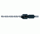 DT7604-XJ - Broca piloto y avellanador de 4 cortes de 3mm - sistema 