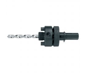 DT8282-QZ - Mandril grande y broca piloto para coronas de carburo de 32 a 152mm de diámetro