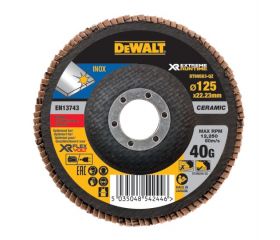 DT99583-QZ - Discos de láminas cerámica - 125mm grano 40