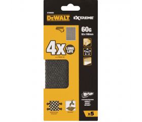 DTM8656-QZ - Lija de malla 1/3 de hoja -grano 60- 39x190mm - para usar con todo tipo de lijadora orbital