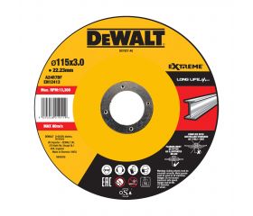 DX7927-AE - Disco de corte concavo para metal 115 x 3 x 22.23mm