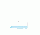 ED.60TF  - Puntas High Perf' - serie 6 para tornillos cruciformes Pozidriv®