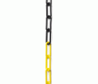 Cadena para marcado de las zonas de seguridad - eslabones negro y amarillo