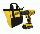 Taladro Atornillador 18V, portabrocas 13mm con 22 + 1 posiciones, 2 velocidades 0 - 350/1.500 rpm, par máximo 47Nm