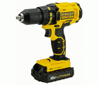 Taladro Atornillador 18V, portabrocas 13mm con 22 + 1 posiciones, 2 velocidades 0 - 350/1.500 rpm, par máximo 47Nm