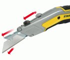 Cuchillo de hoja retráctil FATMAX® EXO con cambio rápido de la cuchilla