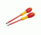 Destornillador de electricista aislado FATMAX® Borneo VDE PZ1x100mm y PZ2x125mm