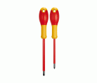 Destornillador de electricista aislado FATMAX® Borneo VDE PZ1x100mm y PZ2x125mm