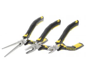 Set mini-alicates FATMAX® 3 piezas (Universal 120mm, Corte Diagonal 110mm y Boca Larga 150mm)