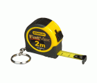 Flexómetro 2mx13mm - flexómetro mini con llavero en contenedor de plástico