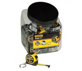Flexómetro 2mx13mm - flexómetro mini con llavero en contenedor de plástico