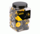 Flexómetro 2mx13mm - flexómetro mini con llavero en contenedor de plástico