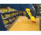 Cuchillo con gatillo para apertura cajas -  para zurdos