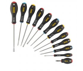 Juego de destornilladores FATMAX® de 12 Piezas Plana/Pozidrive/ Phillips
