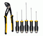 Juego Destornilladores STANLEY® Plano/Phillips/Alicate Pico de Loro - 7 Piezas