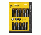 Juego Destornilladores STANLEY® Plano/Phillips/Pozidriv - 12 Piezas