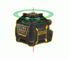 Nivel láser rotativo 600m - Verde - Batería de litio recargable